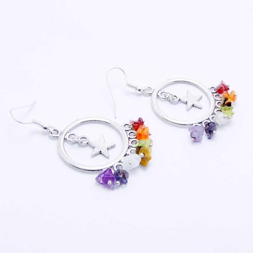 Avika Natural Stone Star Designer Earing