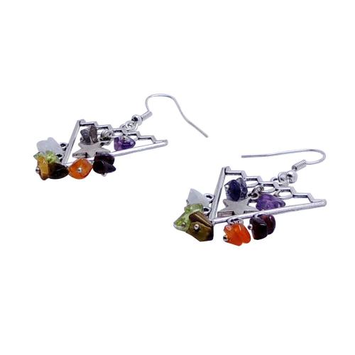 Avika Star Crystal Cone Earing