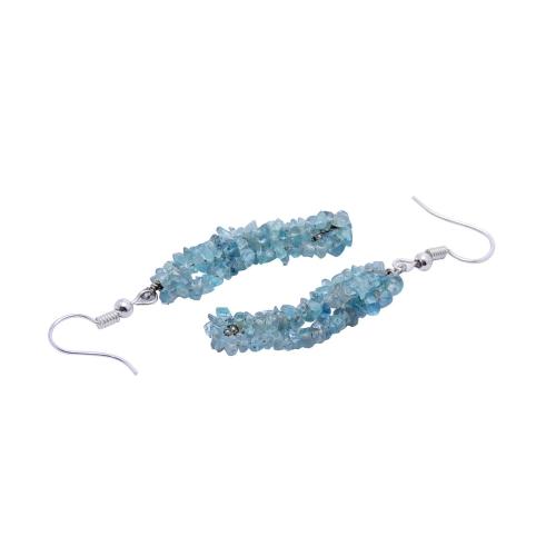 Avika Green Aventurine Crystal Chip Cluster Earing