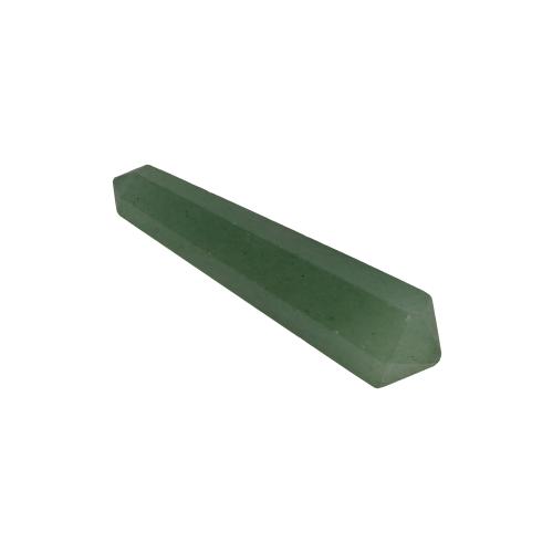Avika Natural Green Aventurine Double Terminated Healing Pencil 1