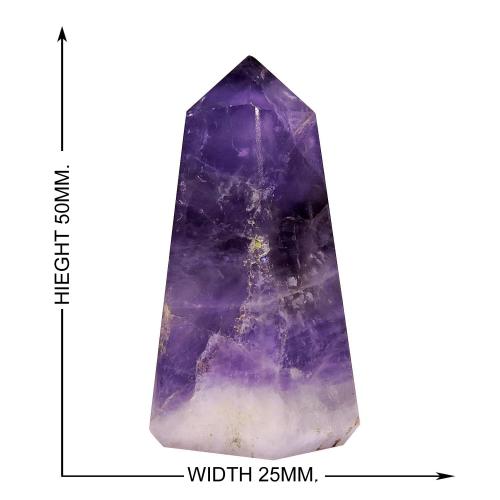 Avika Natural Amethyst Reiki Healing Pencil