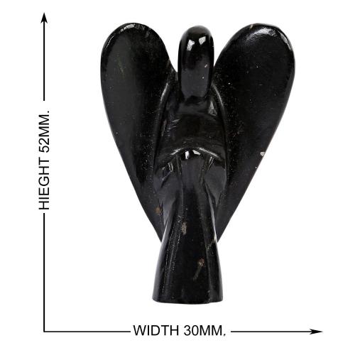 Avika Natural Black Obsidian(big) Angel