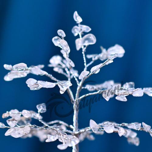 Avika Natural Energized Clear Quartz Small Crystal Tree (100 Dana)
