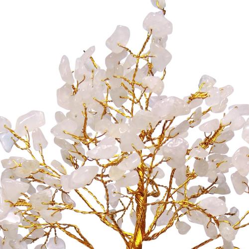 Avika Natural Energized Rose Quartz Crystal Tree (200 Dana)