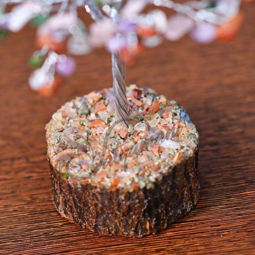 Avika Natural Multistone Silver Wire Tree (200 dana)