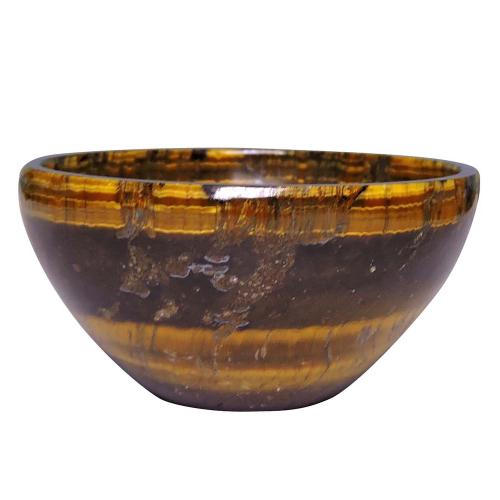 Avika Natural Tiger Eye Healing Bowl 65 mm
