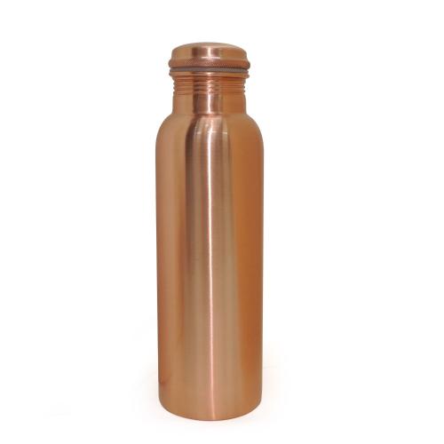 Alokik Leak Proof Plain Copper Bottles for Water 1 Liter for Travelling (Pack of 1 Pc.)