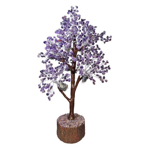 Avika Natural Amethyst M-Seal Silver Wire Tree (700 Dana)