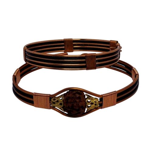 Avika Asthdatu Bracelet with Rudraksha for Husband and wife for Wealth & Prosperity