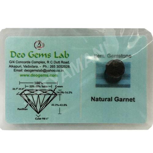 Avika Certified Original Natural Red Hassonite/Garnet Gemstone