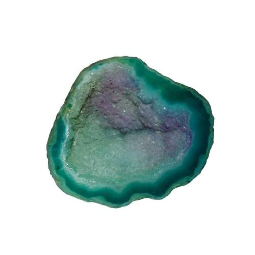 Avika Natural Agate Dyed Geodes(Green)