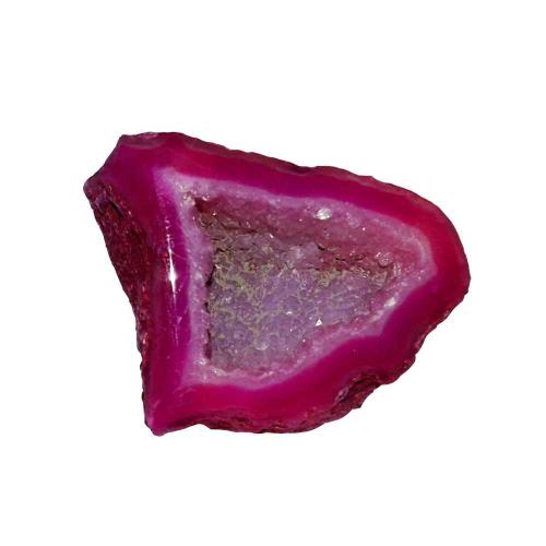 Avika Natural Agate Dyed Geodes(Red)