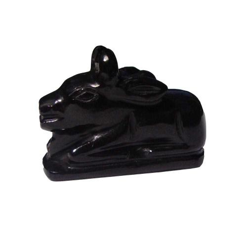 Avika Natural Black Agate Nandi
