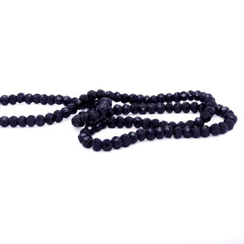 Avika Natural Black Obsidian 4 mm Faceted Beads (pack of 20 pcs.)