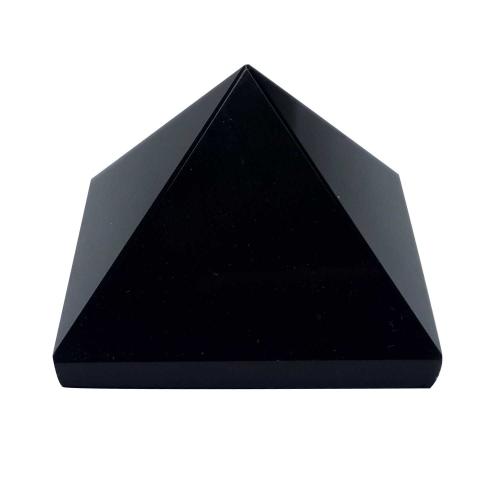 Avika Natural Black Obsidian Pyramid 45 mm.