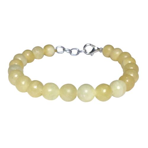 Avika Natural Energized Calcite Beads Bracelet with Hook
