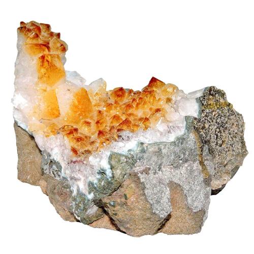 Avika Natural Enerised Citrine Cluster Best Crystal For Happiness