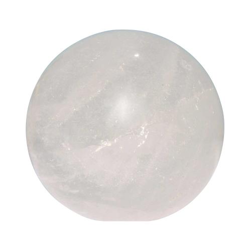 Avika Natural Clear Quartz Ball Shape Paper weight 200-300 gm.