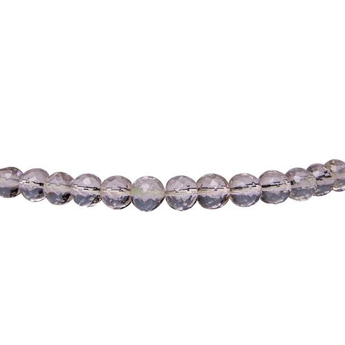 Avika Natural Clear Quartz Diamond Cut Semi-precious Stone Necklace for Anger release