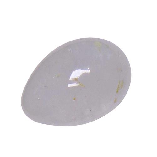 Avika Natural Energized Clear Quartz Egg for Cooling Powers