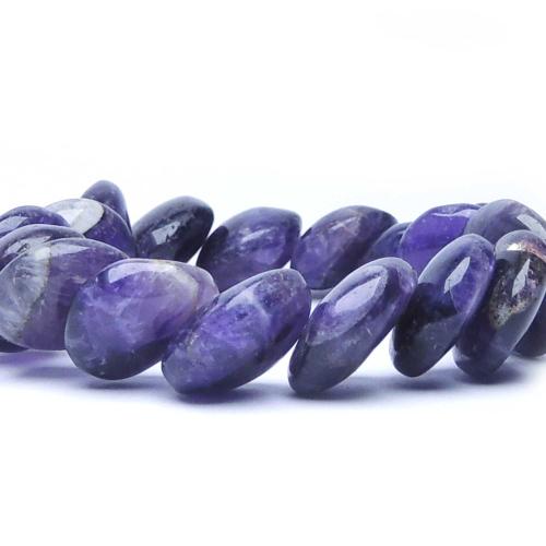 Avika Natural Energized Amethyst Button Bracelet (Pack of 1Pc)