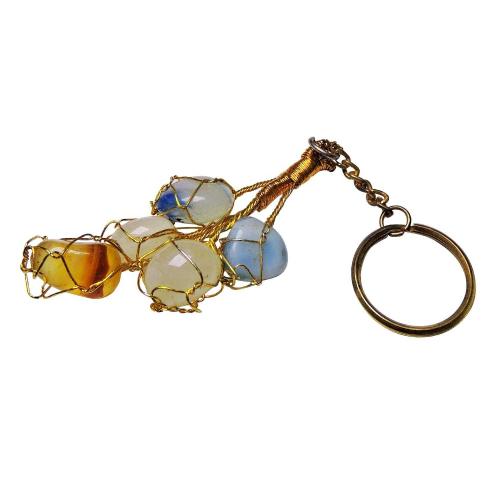 Avika Natural Energized Multi Color Grapes Key Chain
