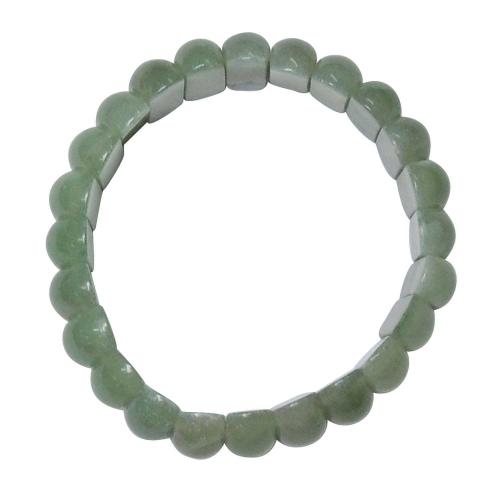 Avika Natural Energized Green Aventurine Oval Bracelet is for Financial Growth (Pack of 1Pc)
