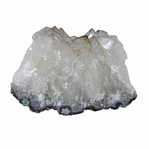 Avika Energized Himalayan Quartz with Black Tourmaline Cluster For Wealth & Will Power A
