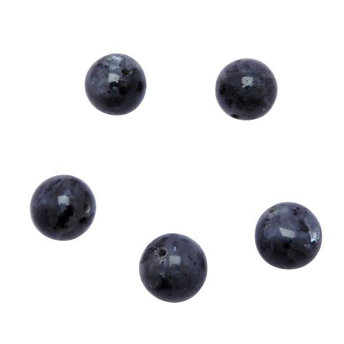 Avika Natural Energized Larvikite Beads 12 mm