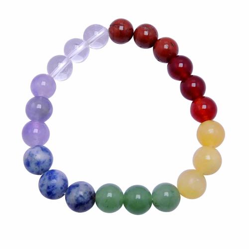 Avika Natural Energized Multi Charm 10 mm Bead Bracelet (Pack of 1Pc)
