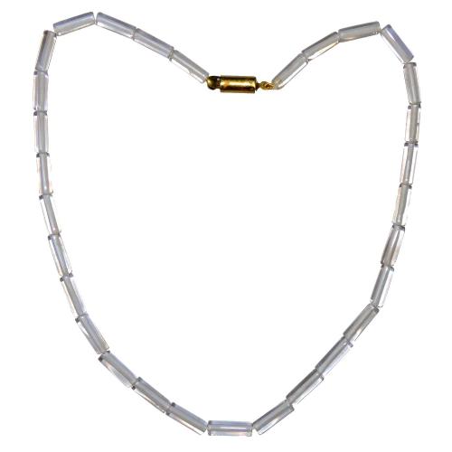 Avika Natural Fine Clear Quartz Necklace for realization of self-discovery/aura balancing