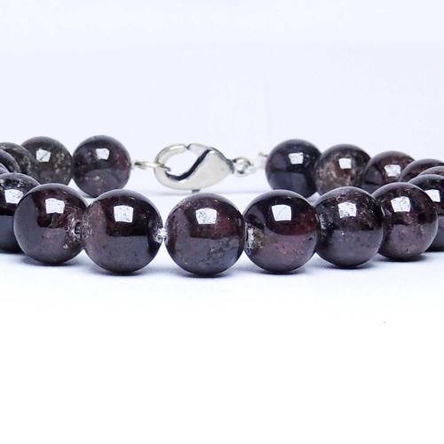 Avika Natural Garnet Beads Bracelet with Hook (Pack of 1Pc)