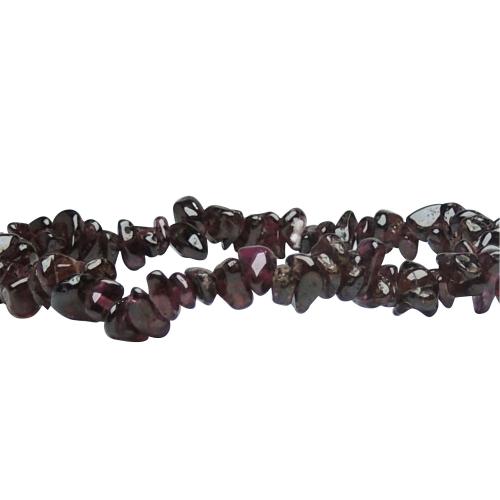 Avika Natural  Garnet Gemstone Chips Bracelet