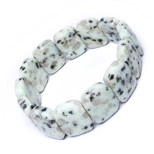 Avika Natural Rainbow Moonstone Faceted Healing Bracelet for balance (Pack of 1 Pc.)