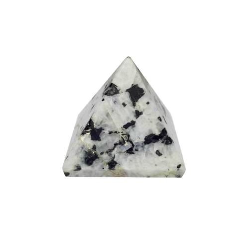 Avika Natural Rainbow Moonstone Pyramid 40 mm.