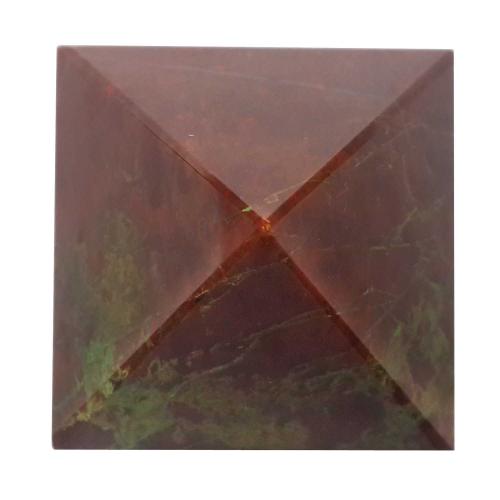 Avika Natural Red Jasper Pyramid 40 mm.