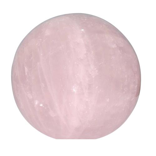Avika Natural Rose Quartz Ball Shape Paper weight