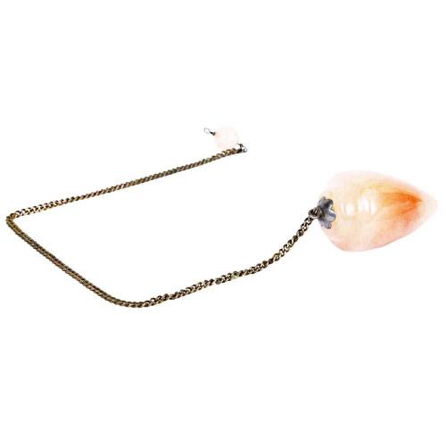 Avika Natural Rose Quartz Drop Pendulum For Healing I
