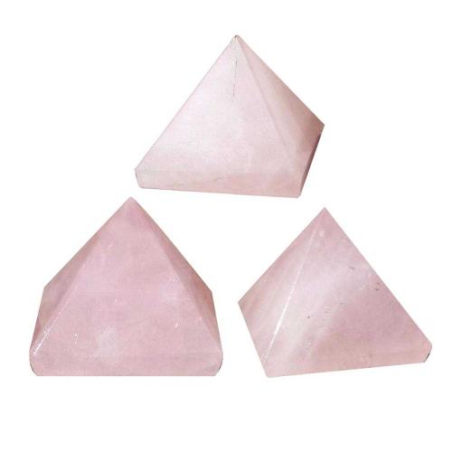 Avika Natural Rose Quartz Pyramid 25 mm.