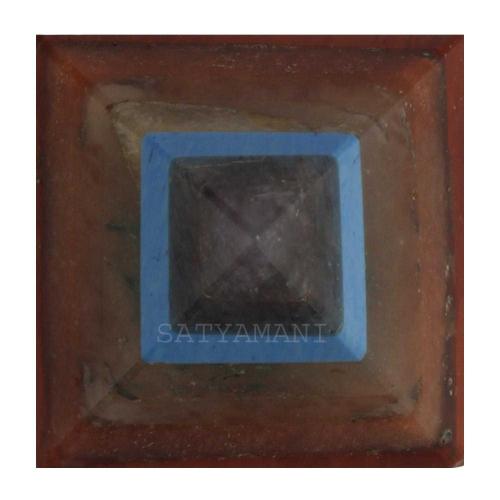Avika Natural Seven Chakra Pyramid 25 mm.