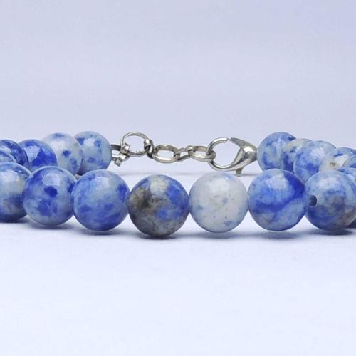 Avika Natural Sodalite Beads Bracelet with Hook (Pack of 1Pc)