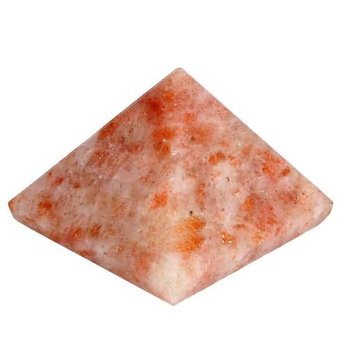 Avika Natural Sunstone Pyramid 25 mm.