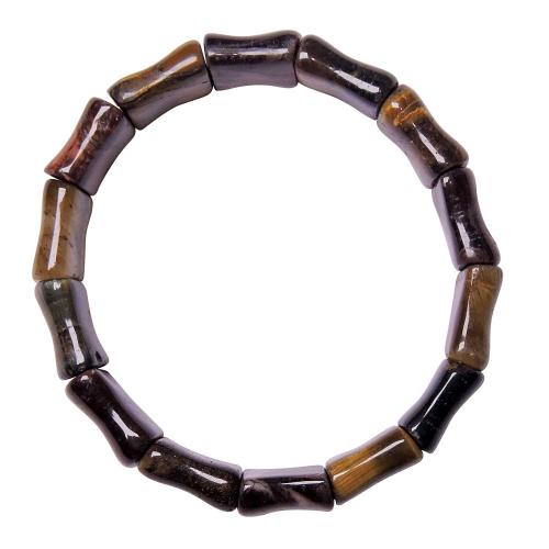 Avika Natural Energized Tiger Eye Dumroo Bracelet For Anxiety and Harmony Balance (pack of 1 pc)