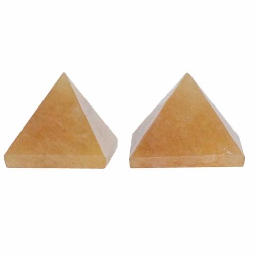 Avika Natural Yellow Quartz Pyramid 20 mm.