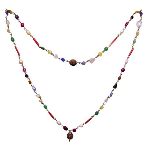 Avika Navgrah Mala Tiny with Rudrakshas