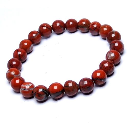 Avika Red Jasper Beads  Bracelet for Inner Strength