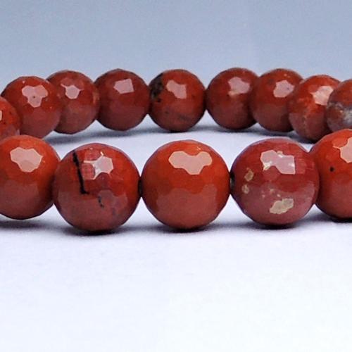 Avika Red Jasper Cut Beads Bracelet