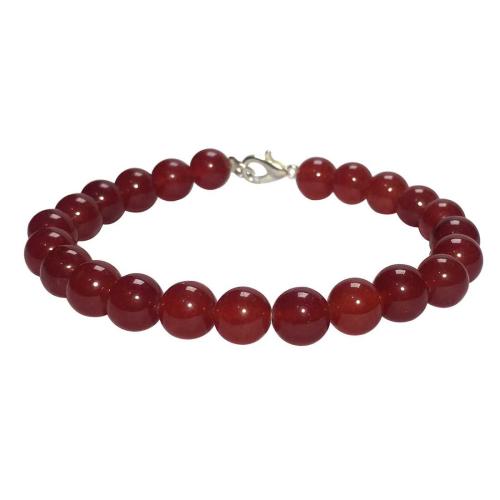 Avika Red Onyx Energized Bead with Hook Bracelet (Pack of 1Pc)