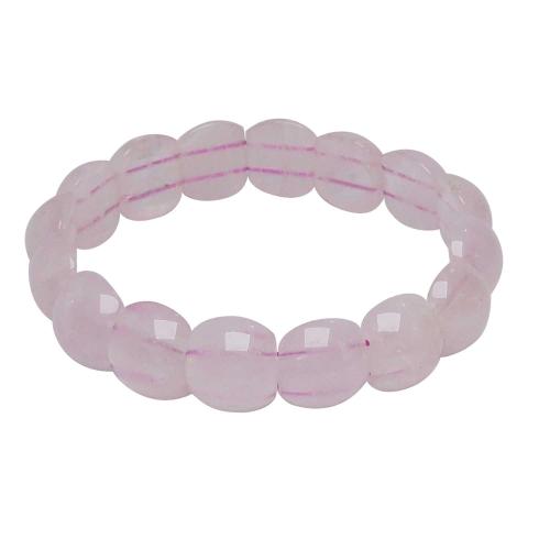 Avika Rose Quartz Flat Bracelet (Pack of 1Pc)