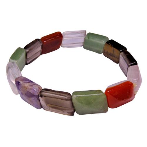 Avika Seven Chakra Faceted Bracelet (Pack of 1Pc)